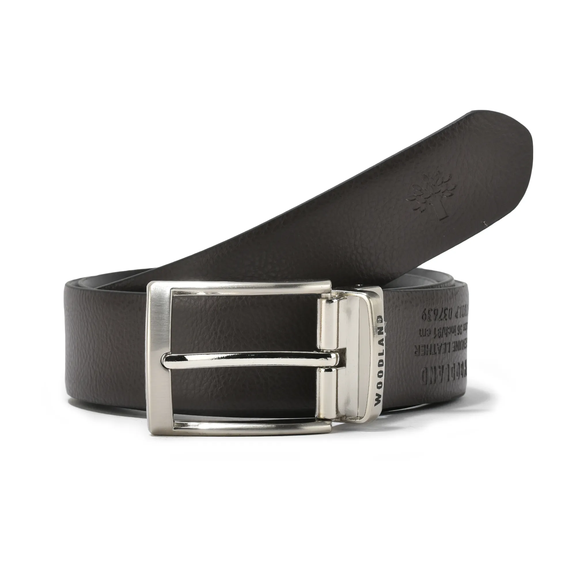 Reversible Black/Brown Men Softy Leather Belt | WOODLAND | Woodlandworldwide