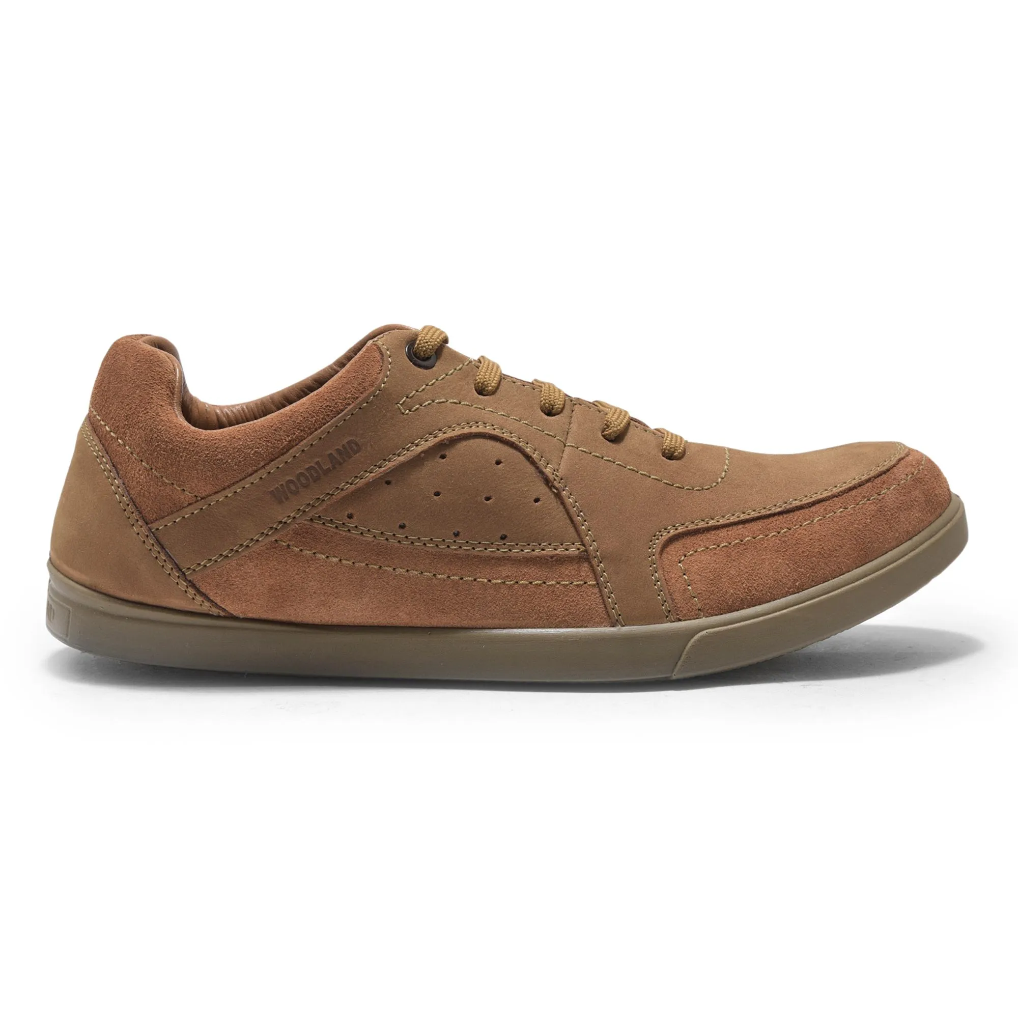 Cashew brown casual shoes for men | WOODLAND | Woodlandworldwide