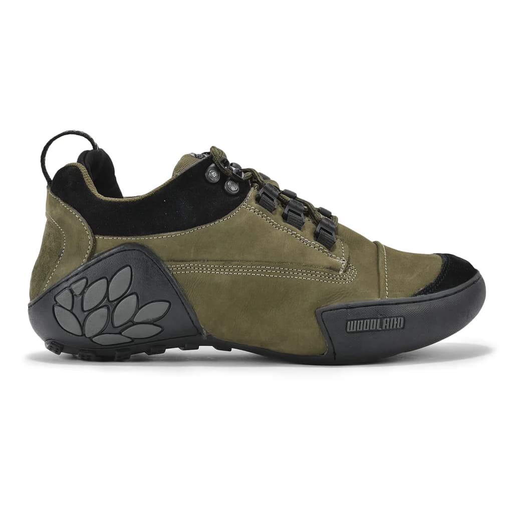 Woodland Men’s Olive Green Sporty Lace-Up Shoes | WOODLAND | Woodlandworldwide