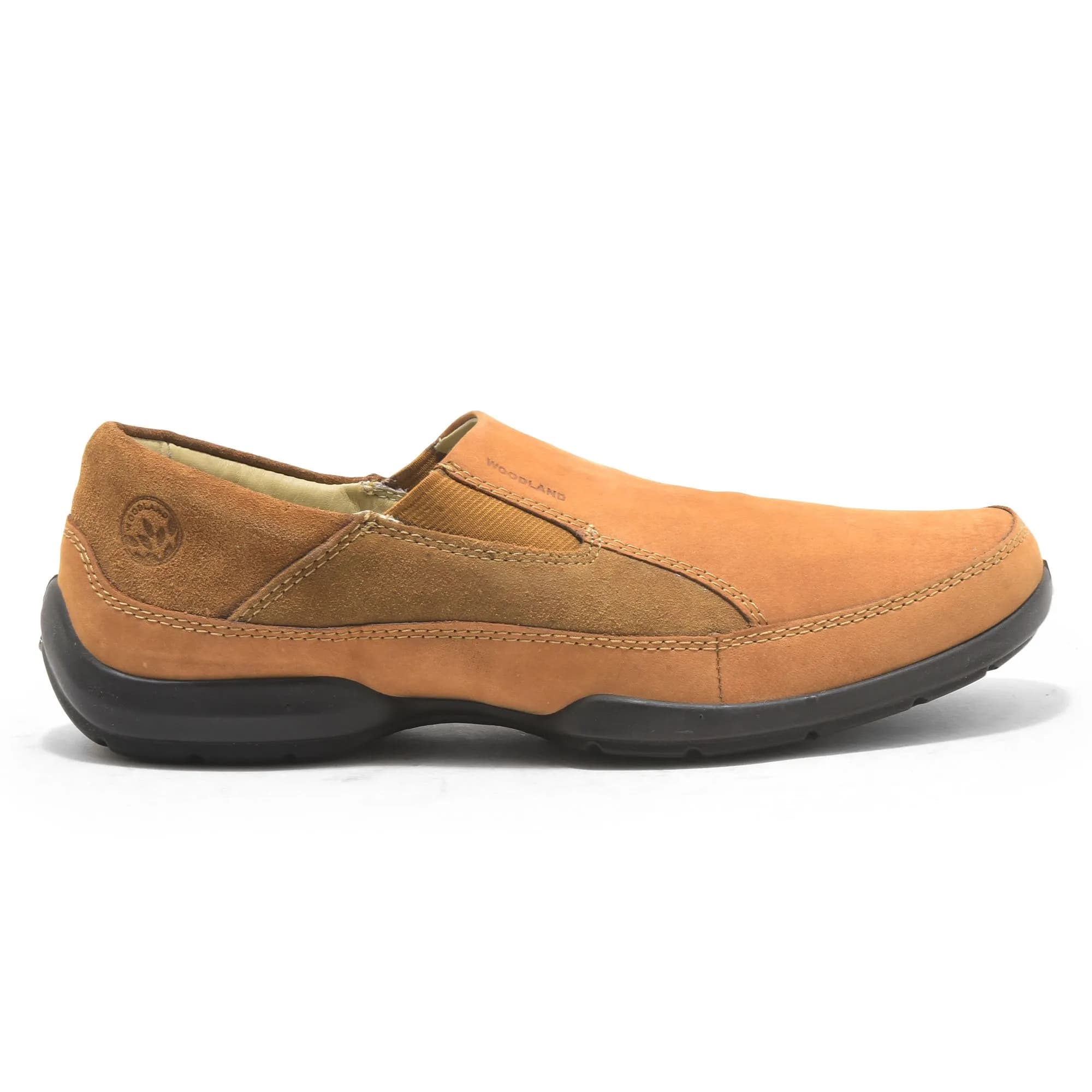 Cashew brown slip-on shoe for men | WOODLAND | Woodlandworldwide
