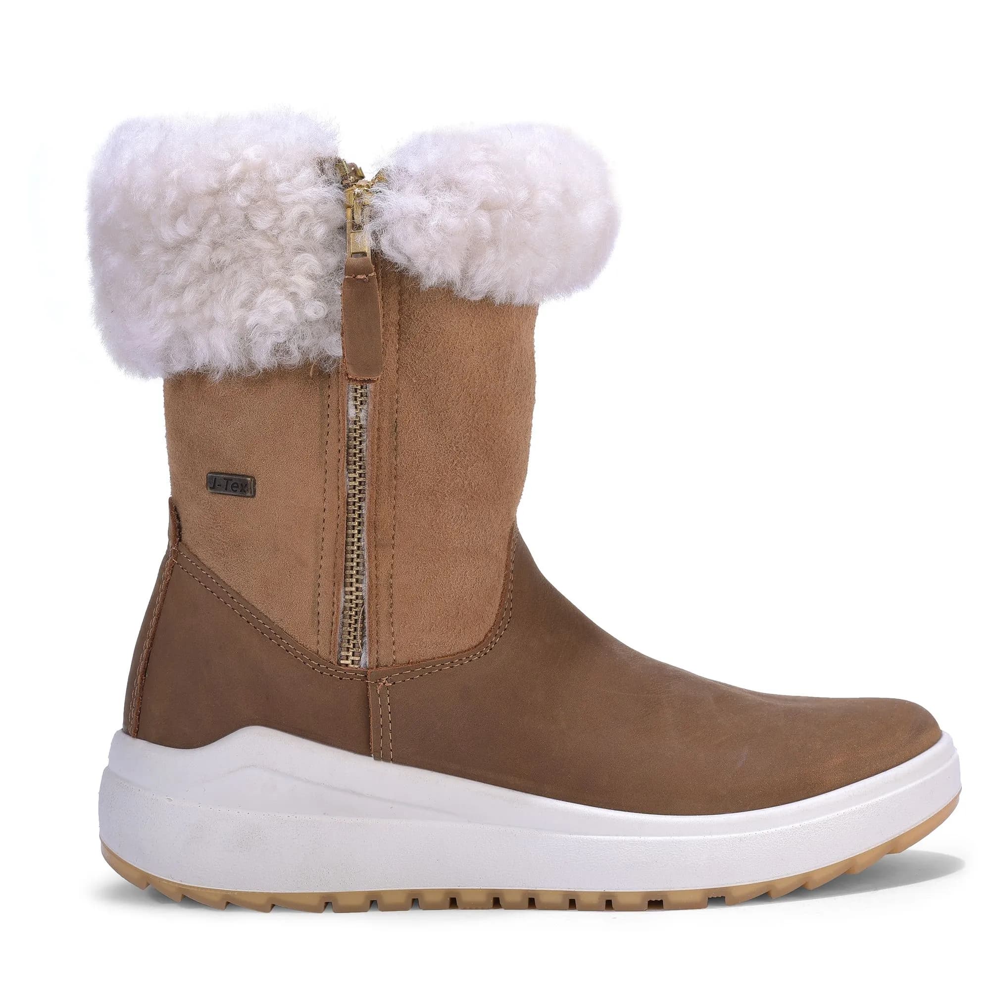 Brown mid-calf boot for women | WOODS | Woodlandworldwide