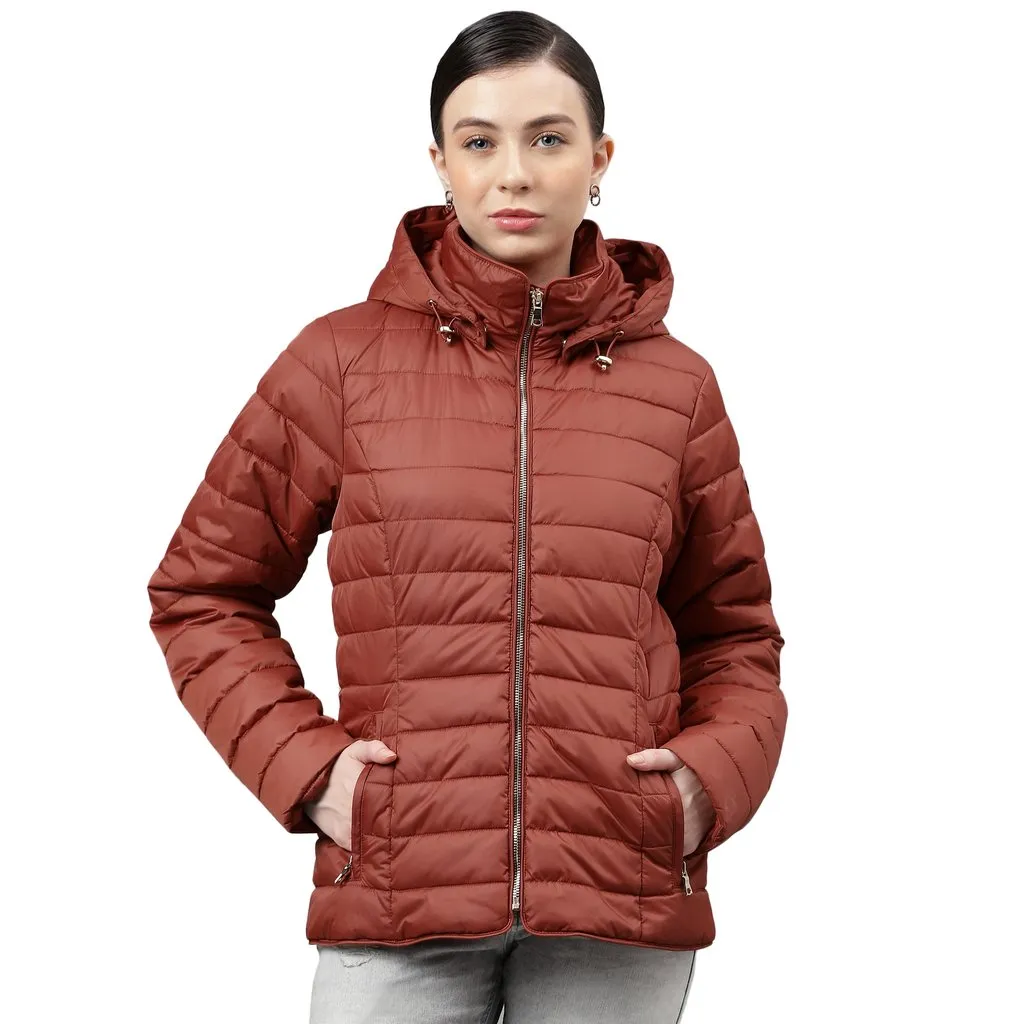 Rust Quilted Jacket for Women | WOODS