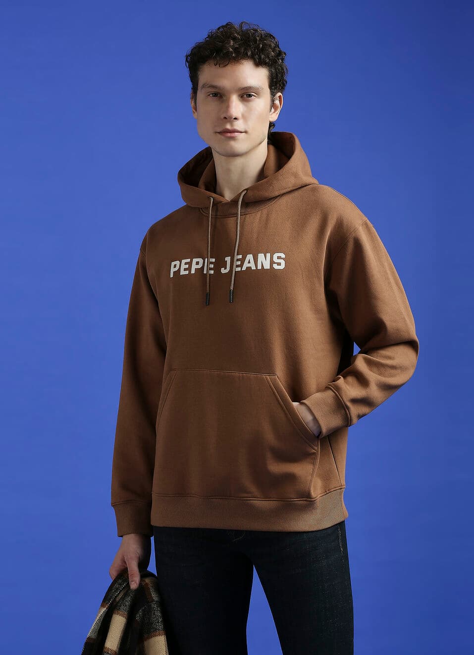 Brown Photographic Print Full Sleeve Sweatshirt