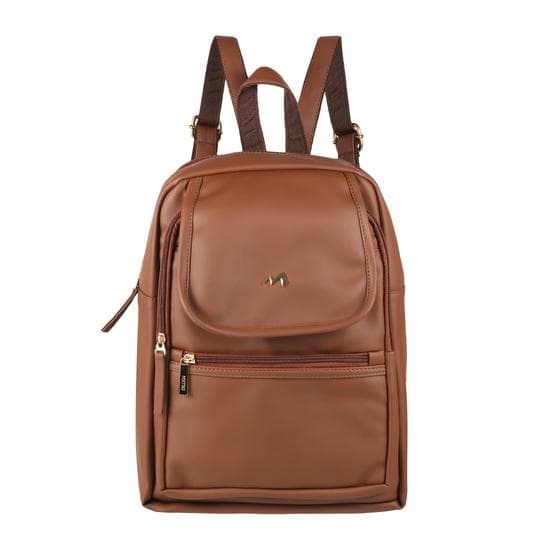 Women Tan Backpack | Metro Shoes