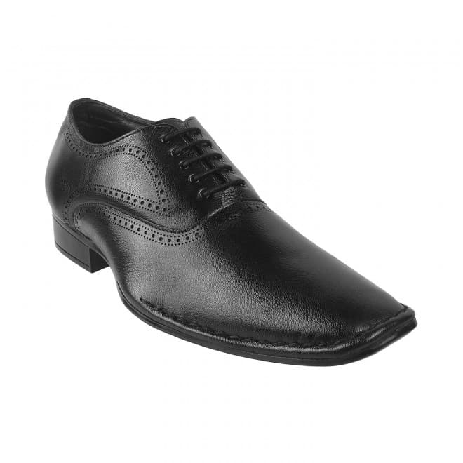 Men Black Formal Lace Up | Mochi Shoes