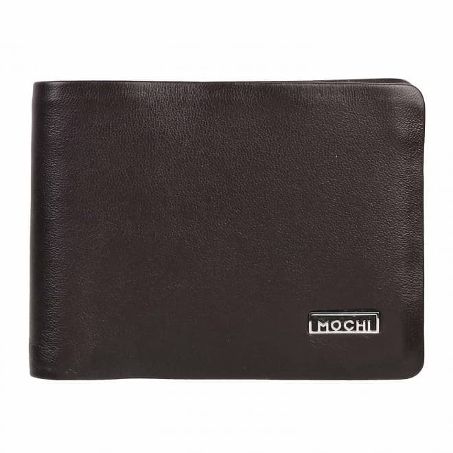 Men Brown Wallets Bifold | Mochi Shoes