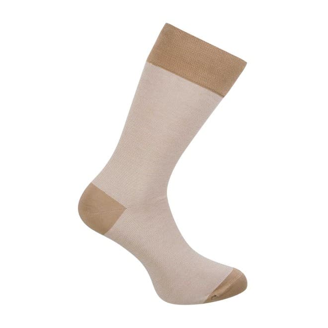 Men Beige Socks