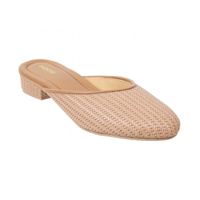Women Beige Ethnic Sandals | Mochi Shoes Women Beige Ethnic Sandals | Mochi Shoes