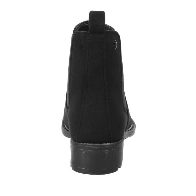 Women BlackSuede Casual Boots