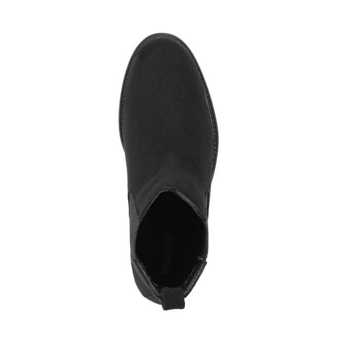 Women BlackSuede Casual Boots