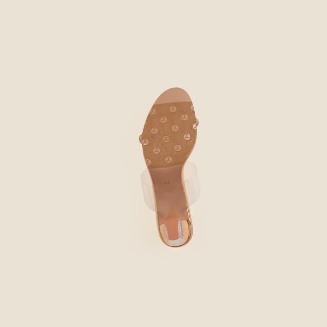 Women Rose-Gold Party Sandals