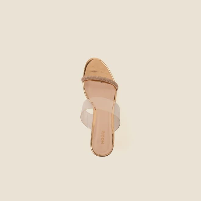Women Rose-Gold Party Sandals