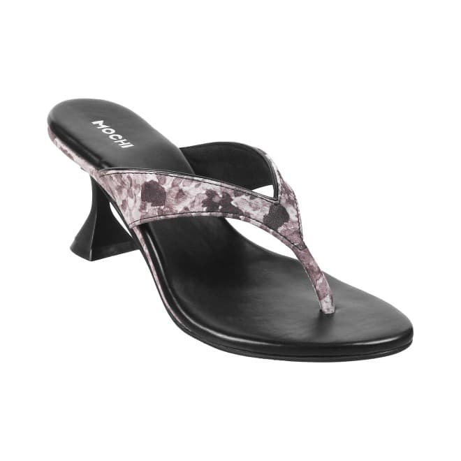 Women Black Casual Slip Ons | Mochi Shoes