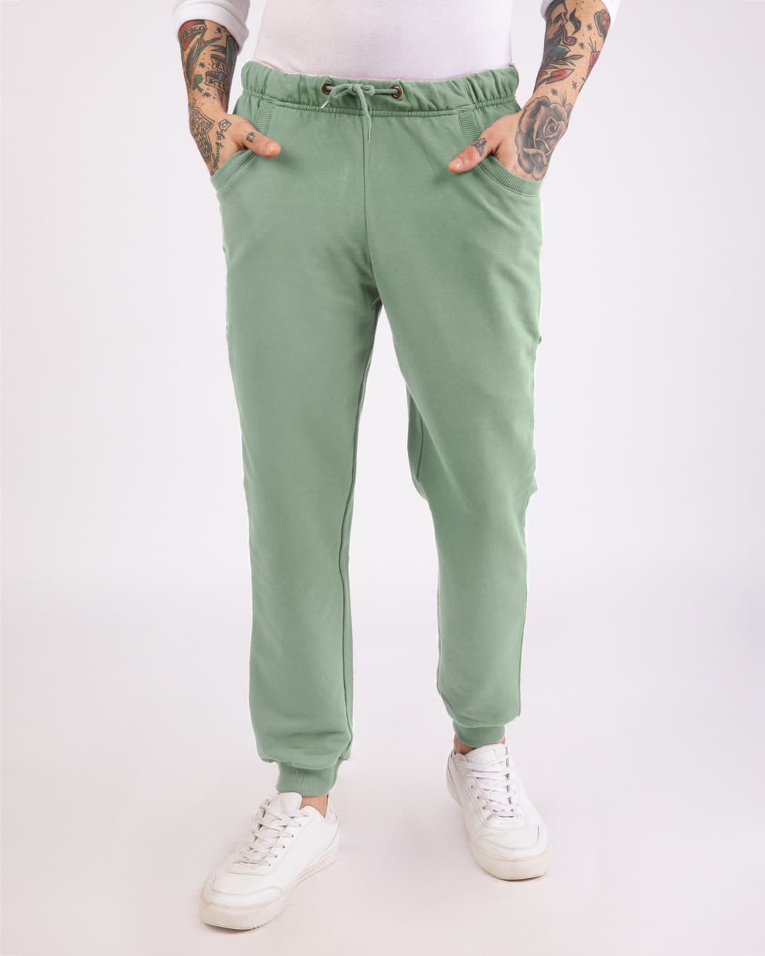 Buy Men's Green Casual Joggers Online at Bewakoof