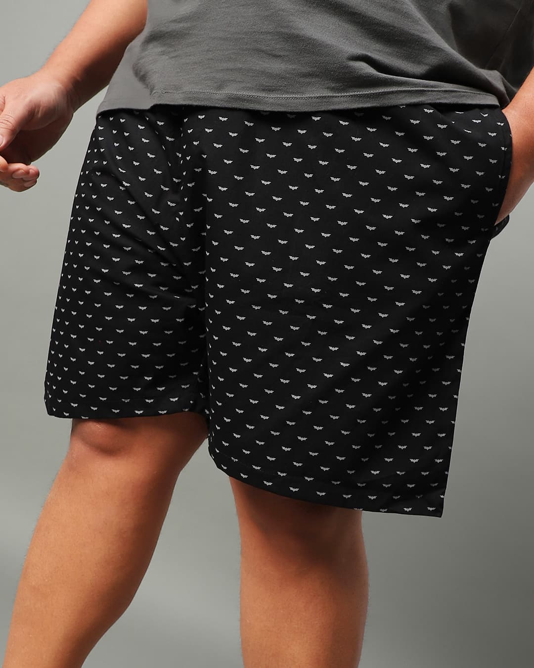 Buy Men's Black All Over Printed Plus Size Boxers Online at Bewakoof