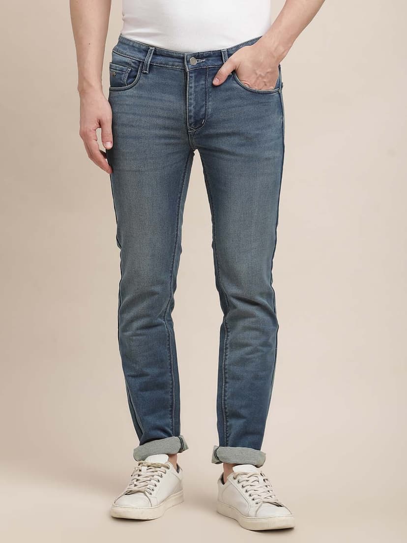 Turtle Denim Brand JEANS TROUSERS OTJT-17584-1001-F/F-NAR