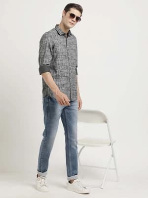 Turtle Denim Brand JEANS TROUSERS OTJT-17426-1001-F/F-NAR