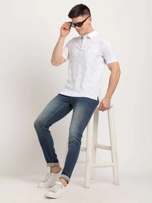 Turtle Casual T-SHIRT OTTS-37675-1001-H-POLO
