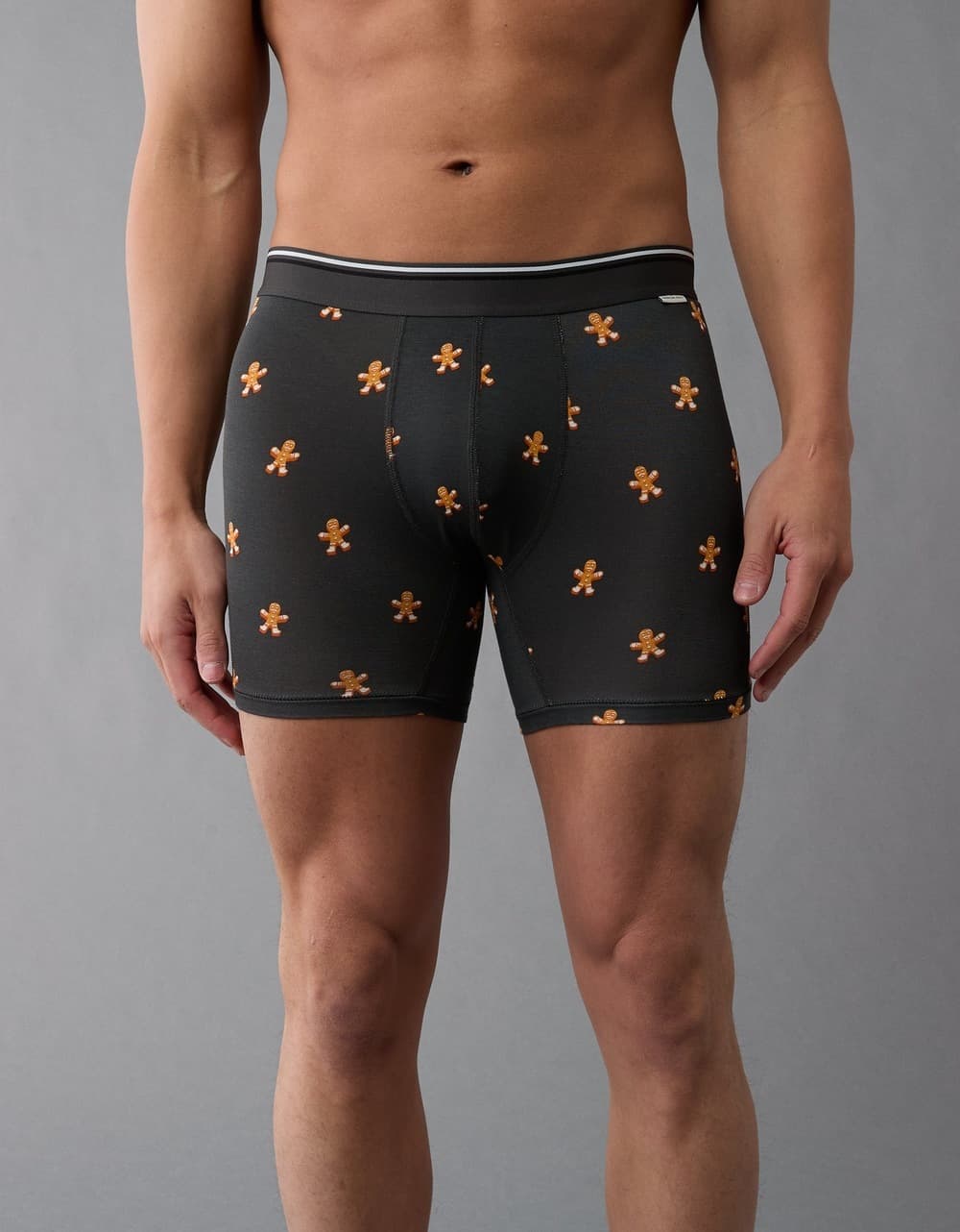 American Eagle Men Grey Mens Gingerbread 6 Ultra Soft Boxer Brief | Aeo American Eagle Men Grey Mens Gingerbread 6 Ultra Soft Boxer Brief | Aeo