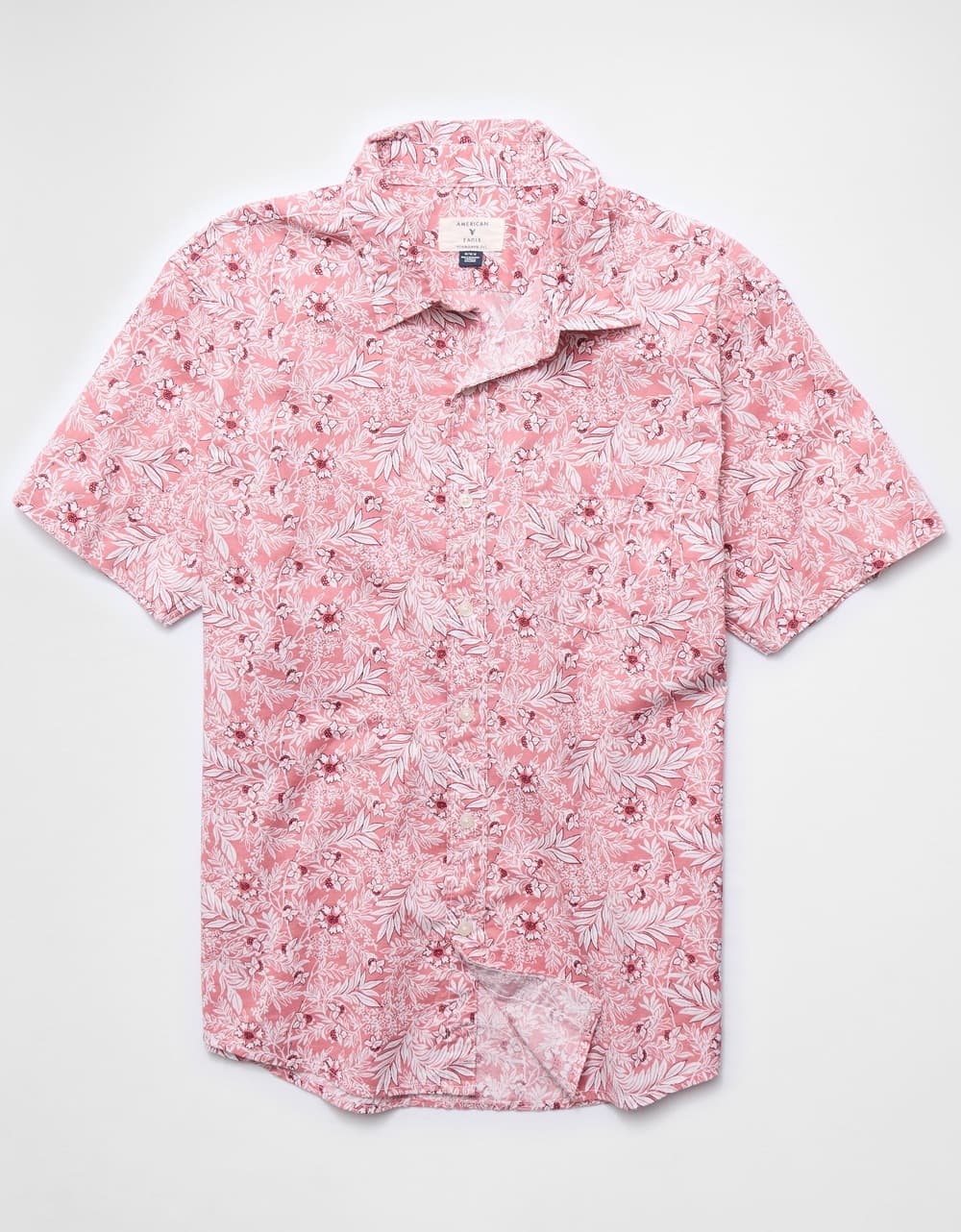 AE Short-Sleeve Button-Up Shirt | Aeo AE Short-Sleeve Button-Up Shirt | Aeo