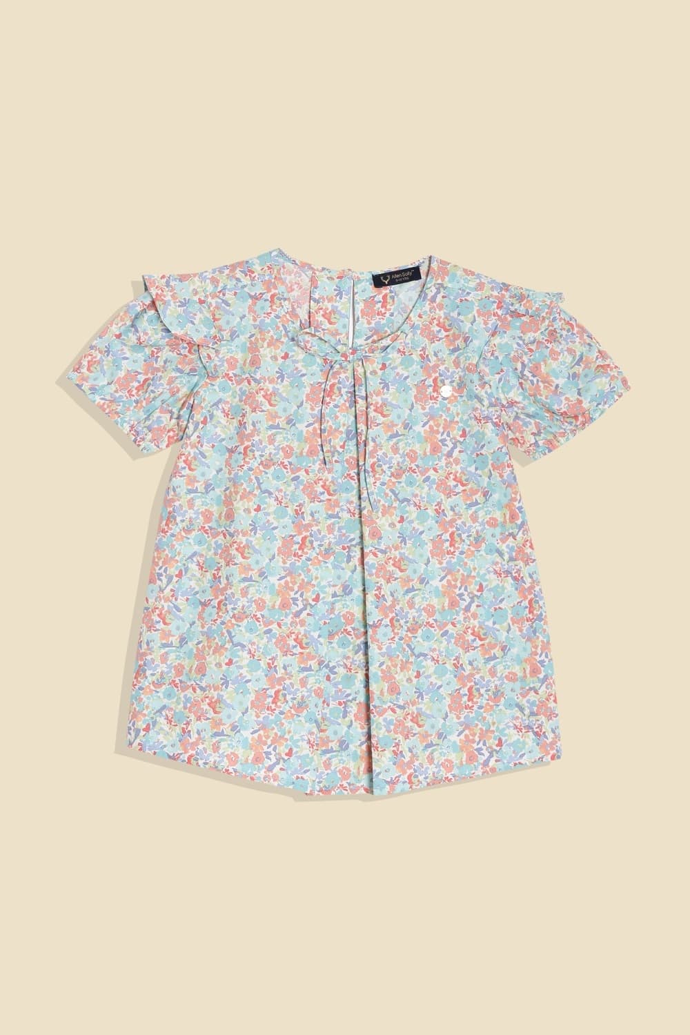 Girls Multi-Coloured Printed Casual Top