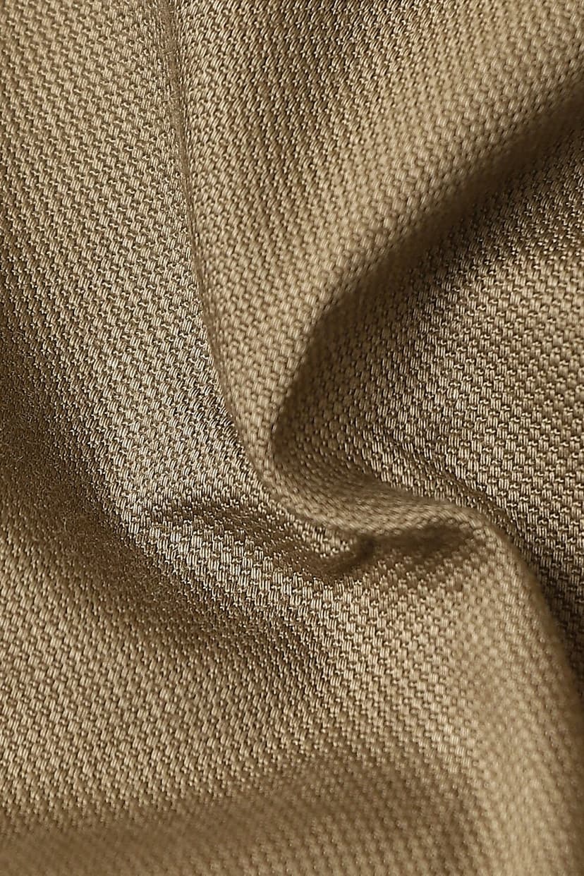 Men Khaki Textured Casual Trousers