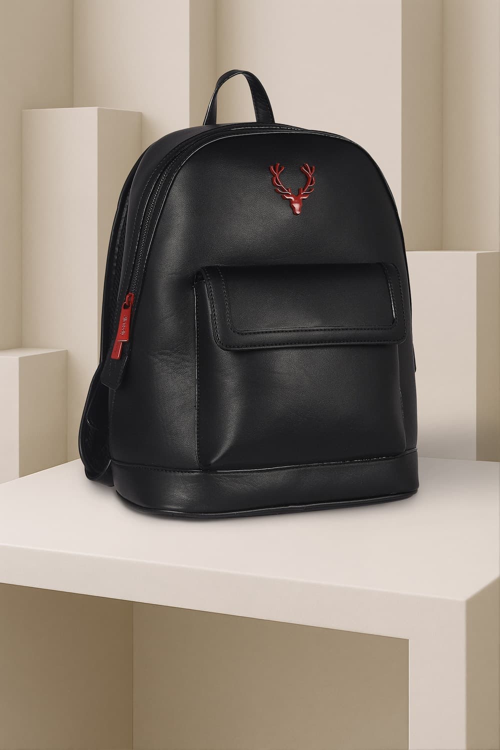 Women Black Formal Backpack