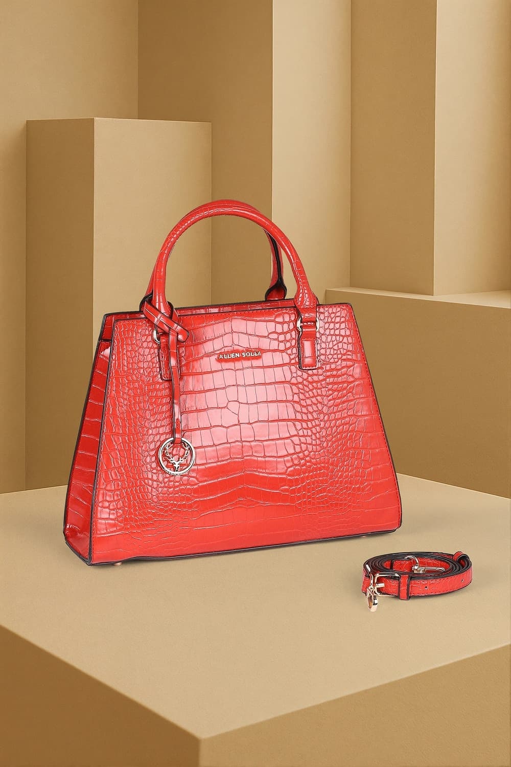 Women Red Casual Handbag
