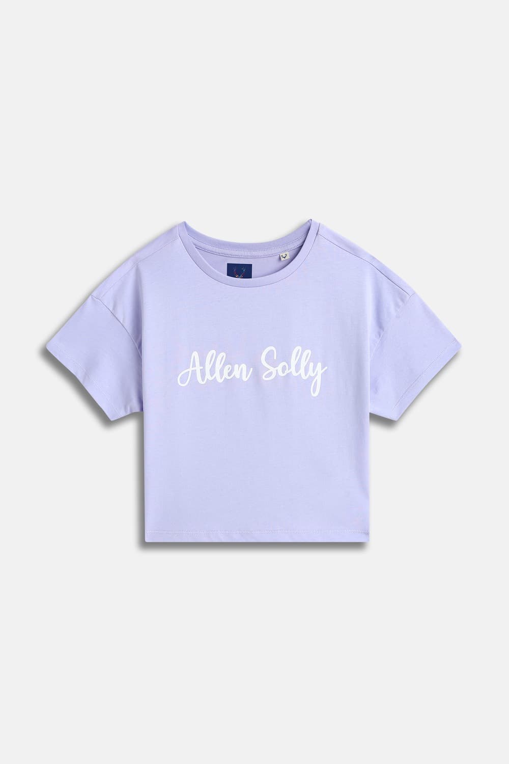 Girls Lilac Graphic Print Casual T-shirt
