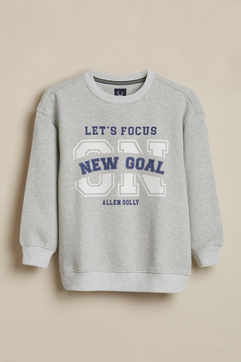 Boys Grey Graphic Print Sweatshirt