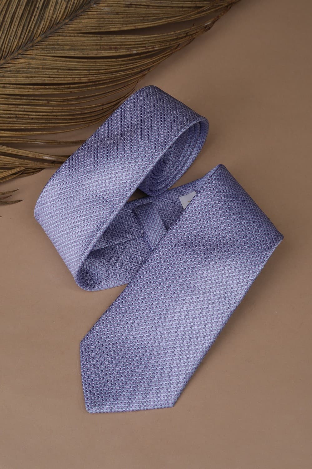 Men Light Blue Textured Formal Tie | Allen Solly