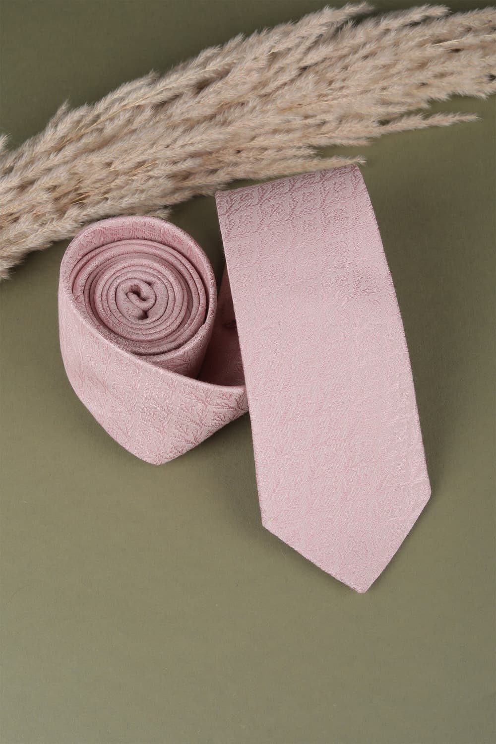 Men Pink Textured Formal Tie | Allen Solly