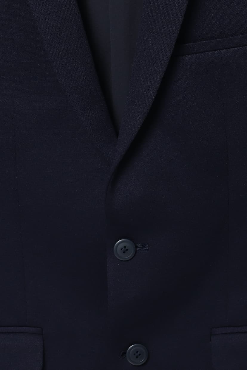 Men Navy Super Slim Fit Solid Formal Blazer