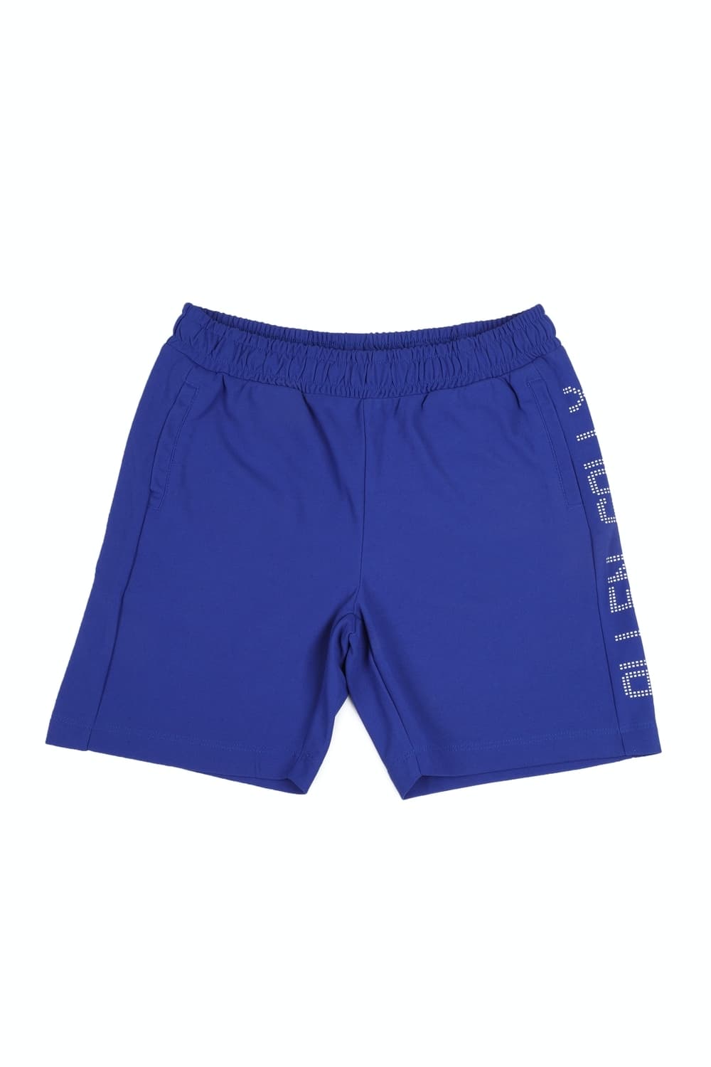 Boys Blue Regular Fit Printed Shorts