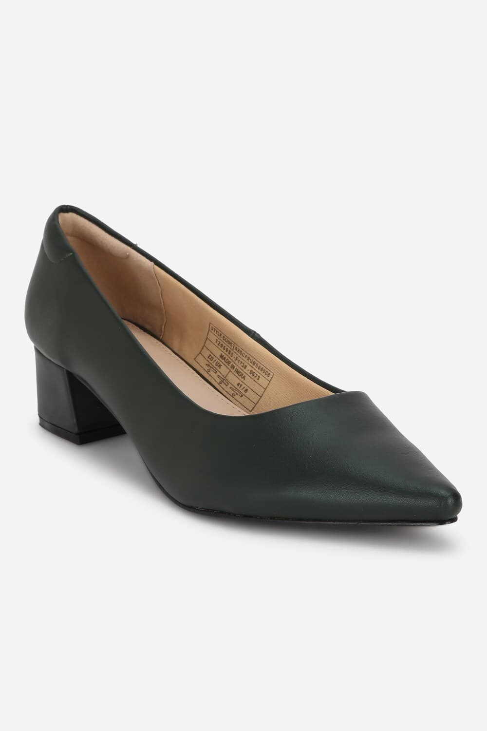 Women Green Casual Heels | Allen Solly