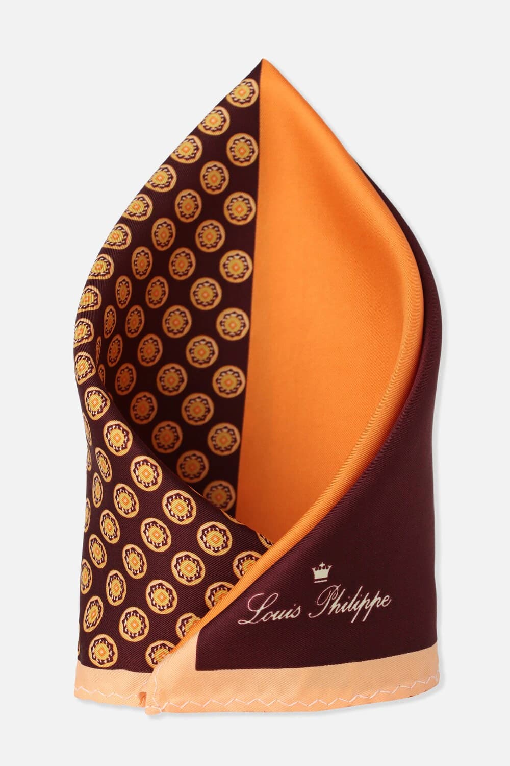 Men Multi Print Formal Pocket Square | Louisphilippe