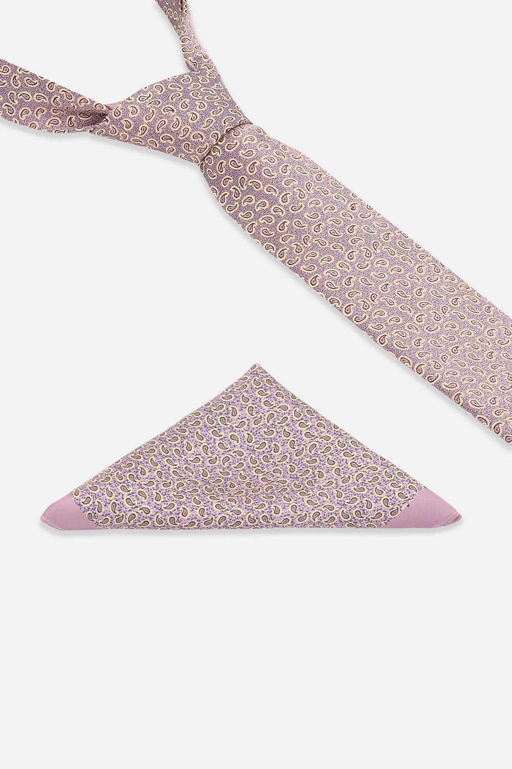 Men Multi Embroidered Tie and Pocket Square | Louisphilippe
