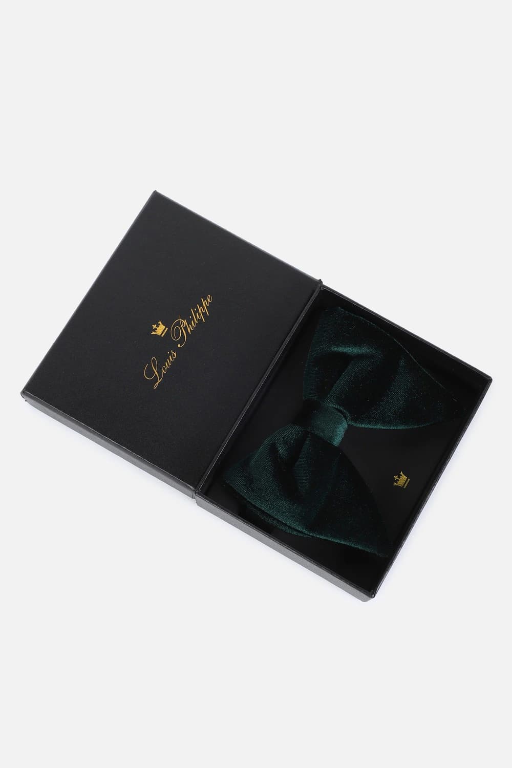 Men Green Solid Bow Tie | Louisphilippe