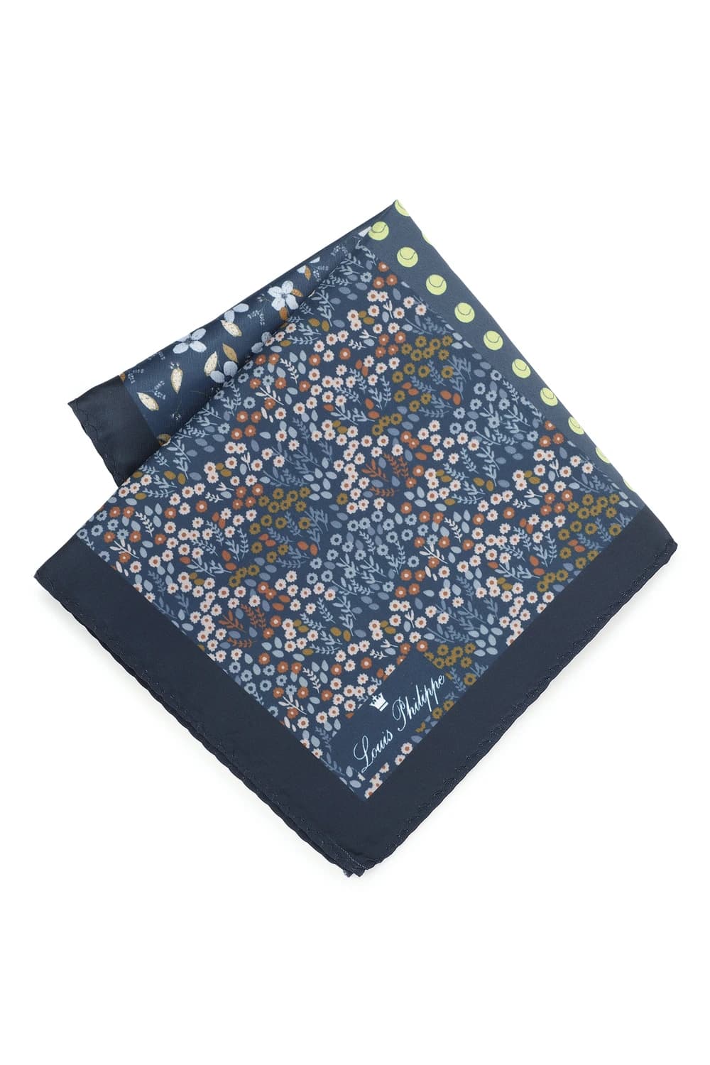 Men Multi Print Formal Pocket Square | Louisphilippe