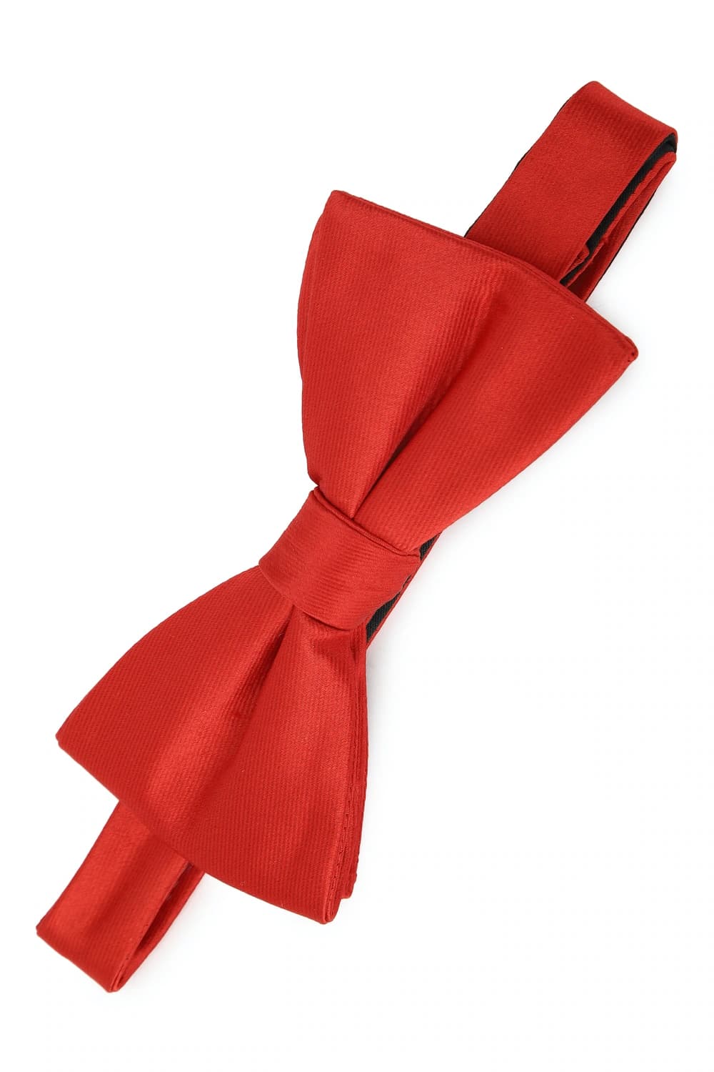 Men Red Solid Bow Tie | Louisphilippe