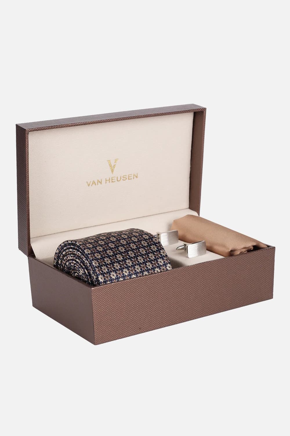 Men Navy Party Tie and Pocket Square | Vanheusenindia Men Navy Party Tie and Pocket Square | Vanheusenindia