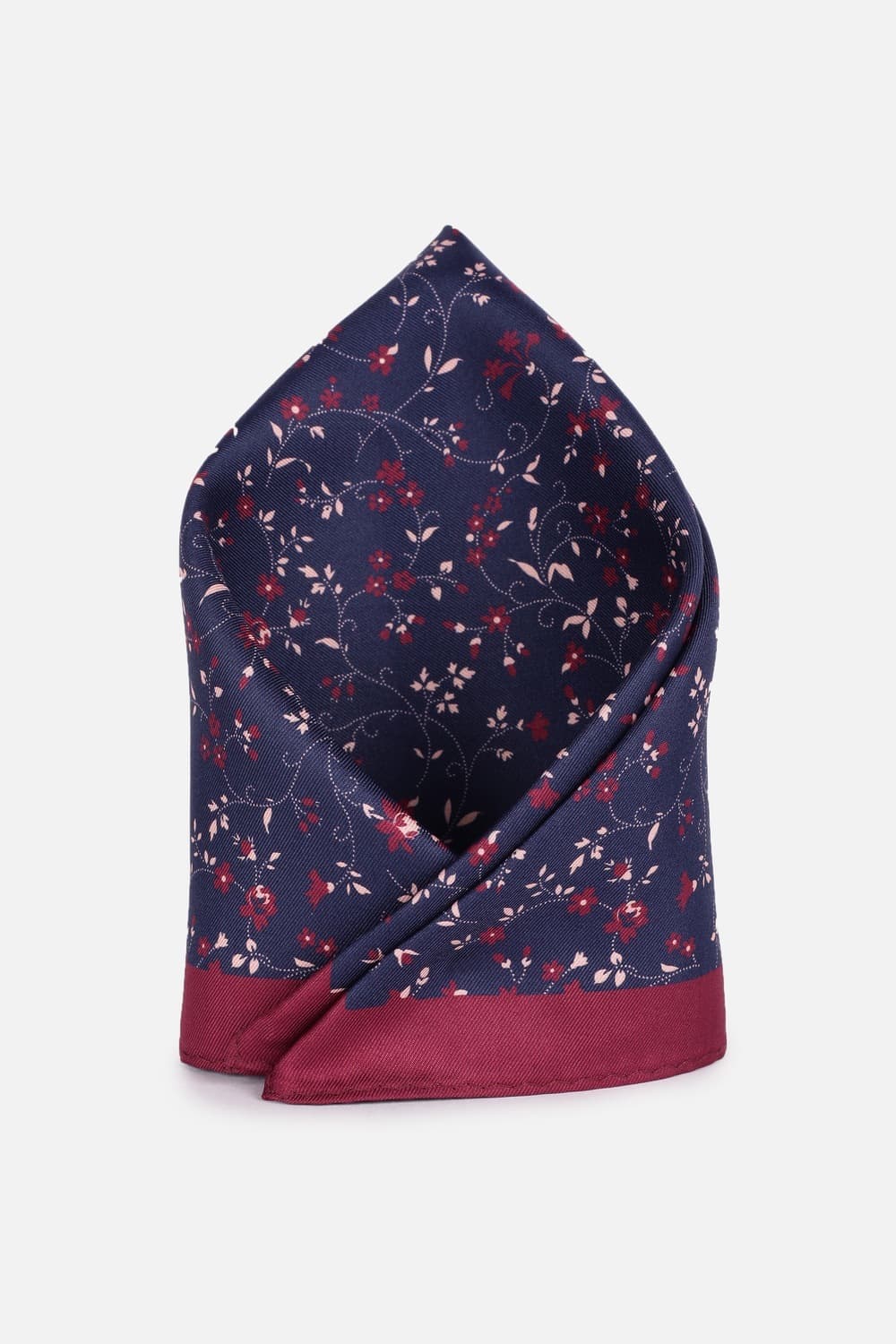 Men Navy Print Party Pocket Square | Vanheusenindia Men Navy Print Party Pocket Square | Vanheusenindia