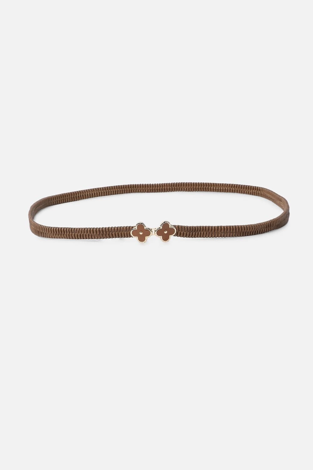 Women Brown Solid Casual Belt | Vanheusenindia