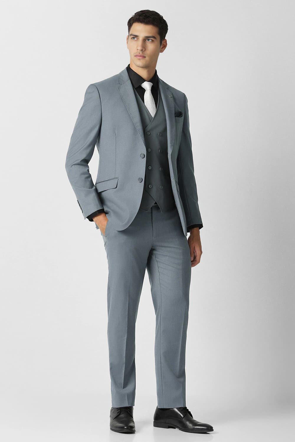 Van Heusen Grey Reversible Four Piece Suit | Vanheusenindia Van Heusen Grey Reversible Four Piece Suit | Vanheusenindia