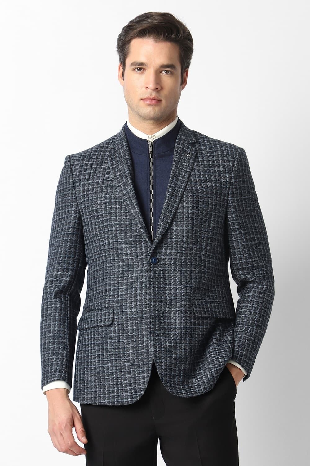 Van Heusen Navy Blazer | Vanheusenindia