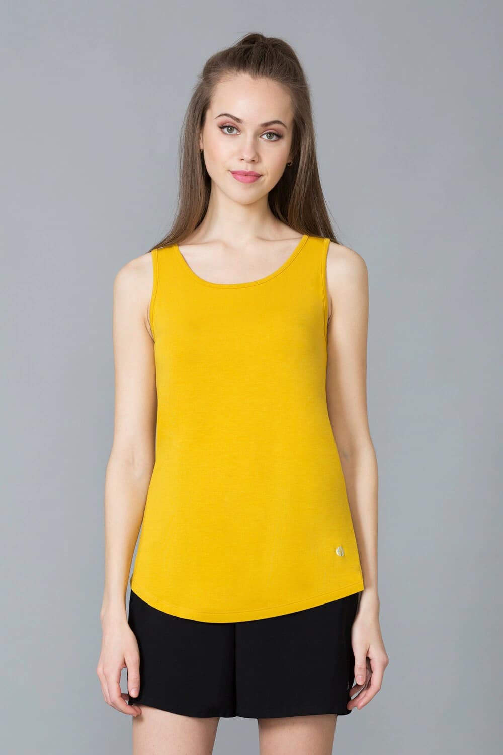 Van Heusen Women Tawny Olive Solid Ultra Soft Scoop Neck Lounge Tank Top | Vanheusenindia Van Heusen Women Tawny Olive Solid Ultra Soft Scoop Neck Lounge Tank Top | Vanheusenindia