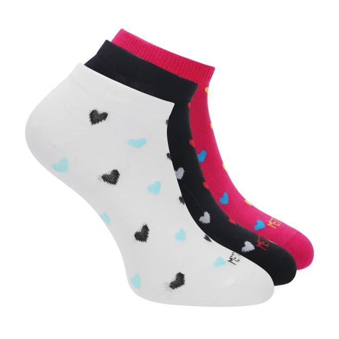 Women Assorted Ankle Length Socks Pack of 3
