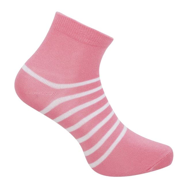 Men Pink Half Length Socks