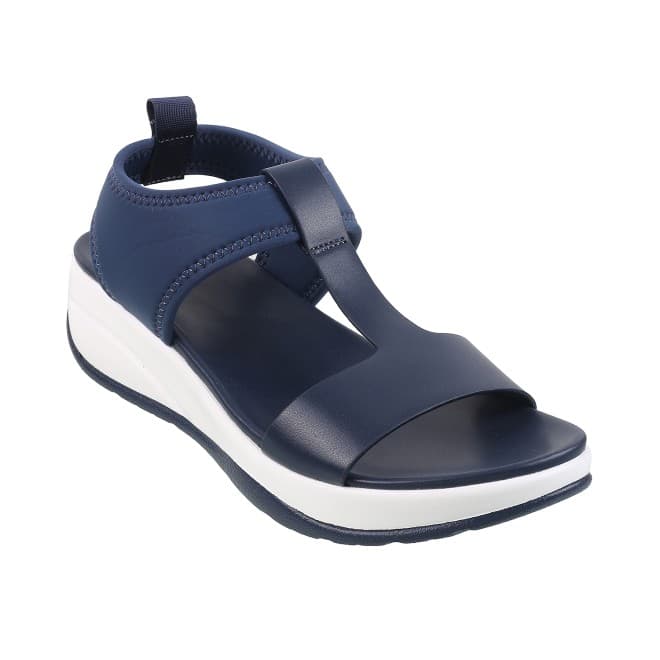 Women Navy-Blue Casual Sandals