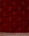 Maroon Paisley Motif Dupatta